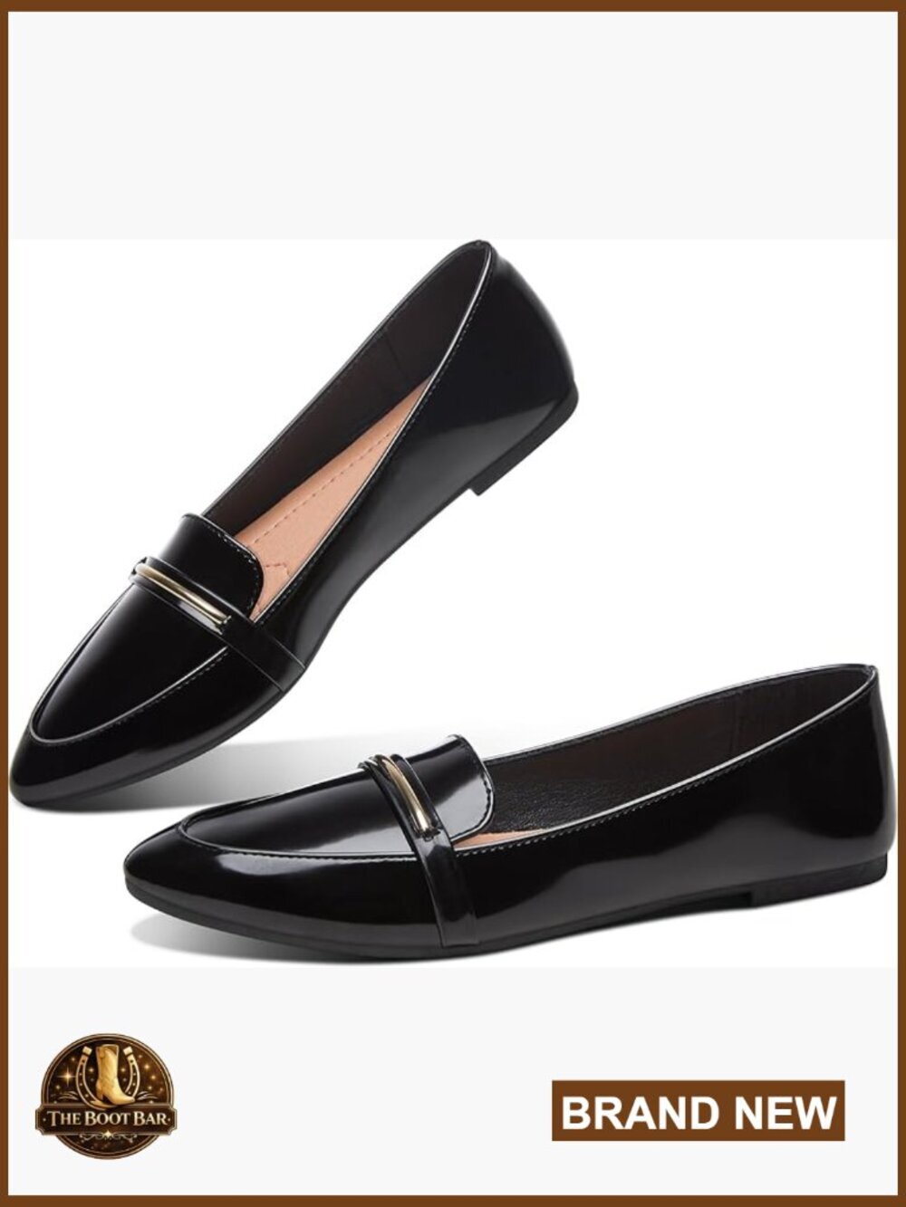 Pointy Toe Loafer Flat Faux Suede Penny Loafer Slip On Work Shoes